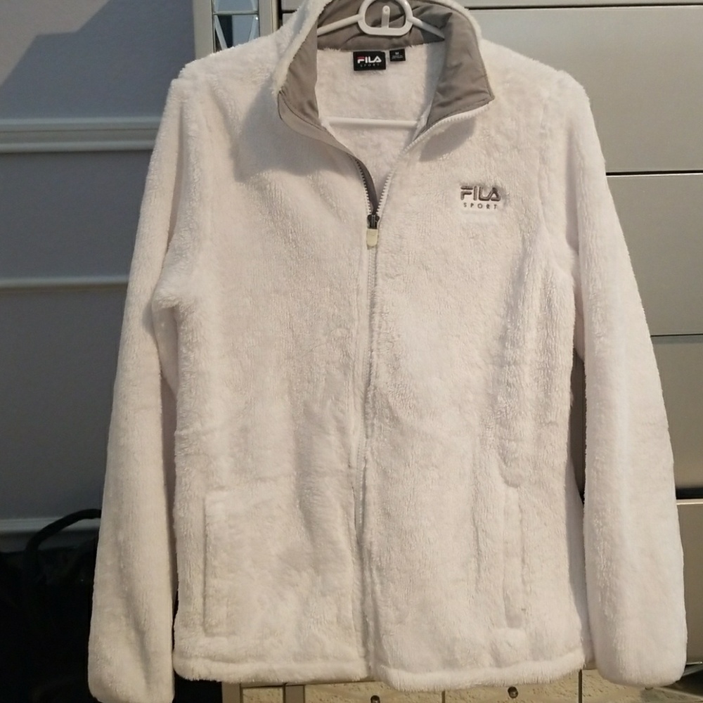 Fila sherpa zip up jacket